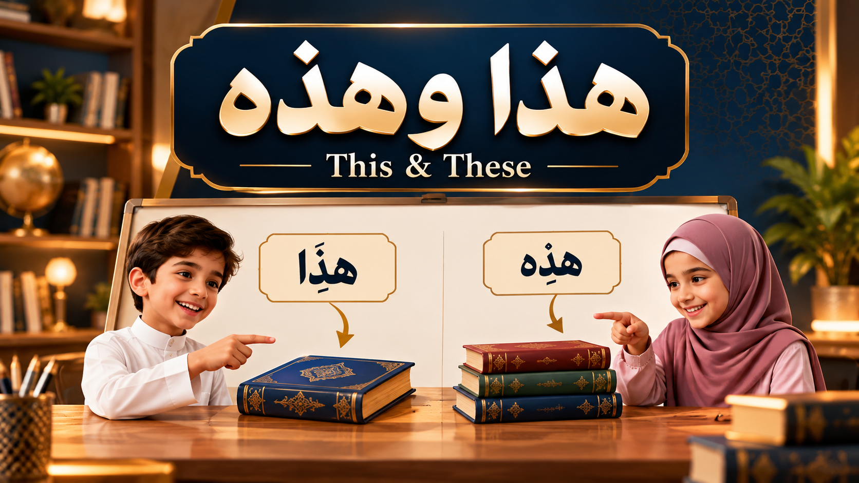 Teaching Arabic demonstratives — this and these